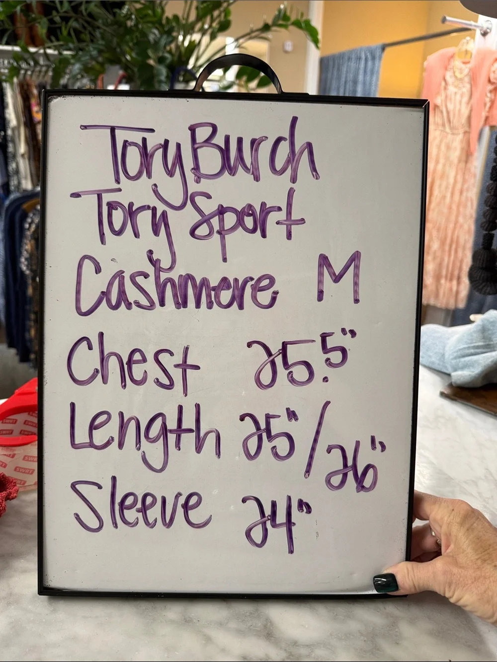 Tory Burch | Tory Sport Light Blue Cashmere Crewneck Sweater Size M